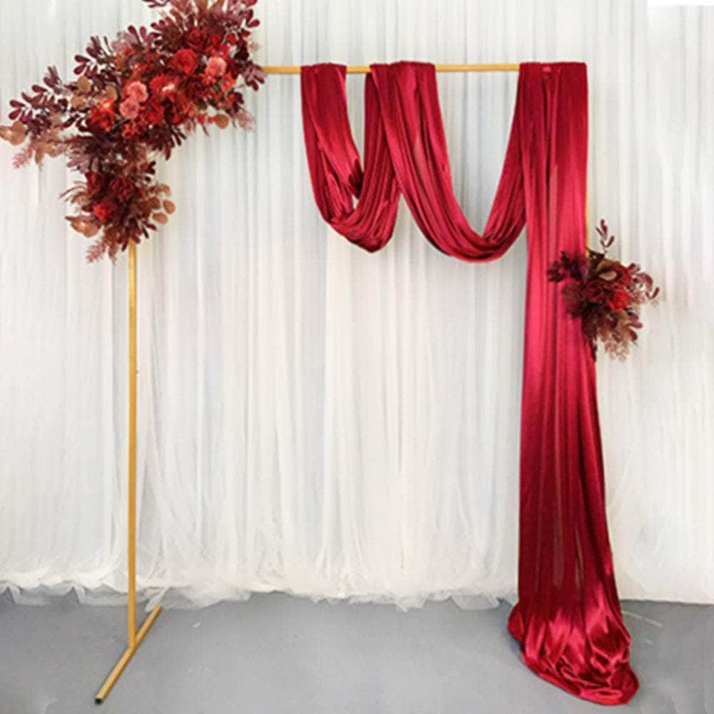 Golden Square Flower Arch Backdrop: 2.2M