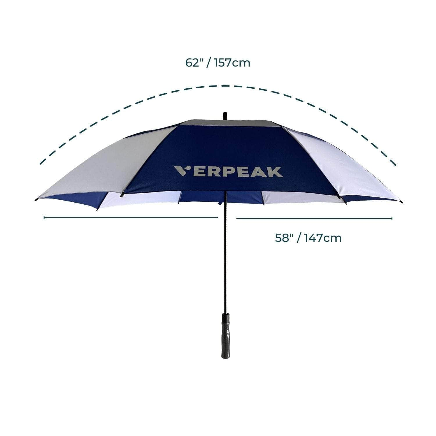 Golf Umbrella Blue & White 62"