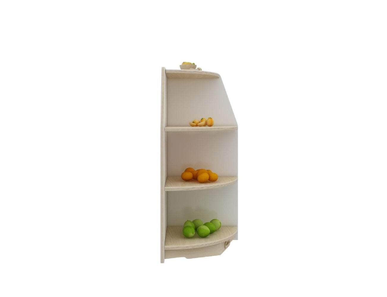 Goteborg Kids 3 Tier Corner Shelf Wooden Storage Cabinet