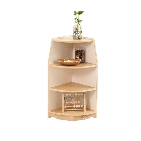 Goteborg Kids 3 Tier Corner Shelf Wooden Storage Cabinet