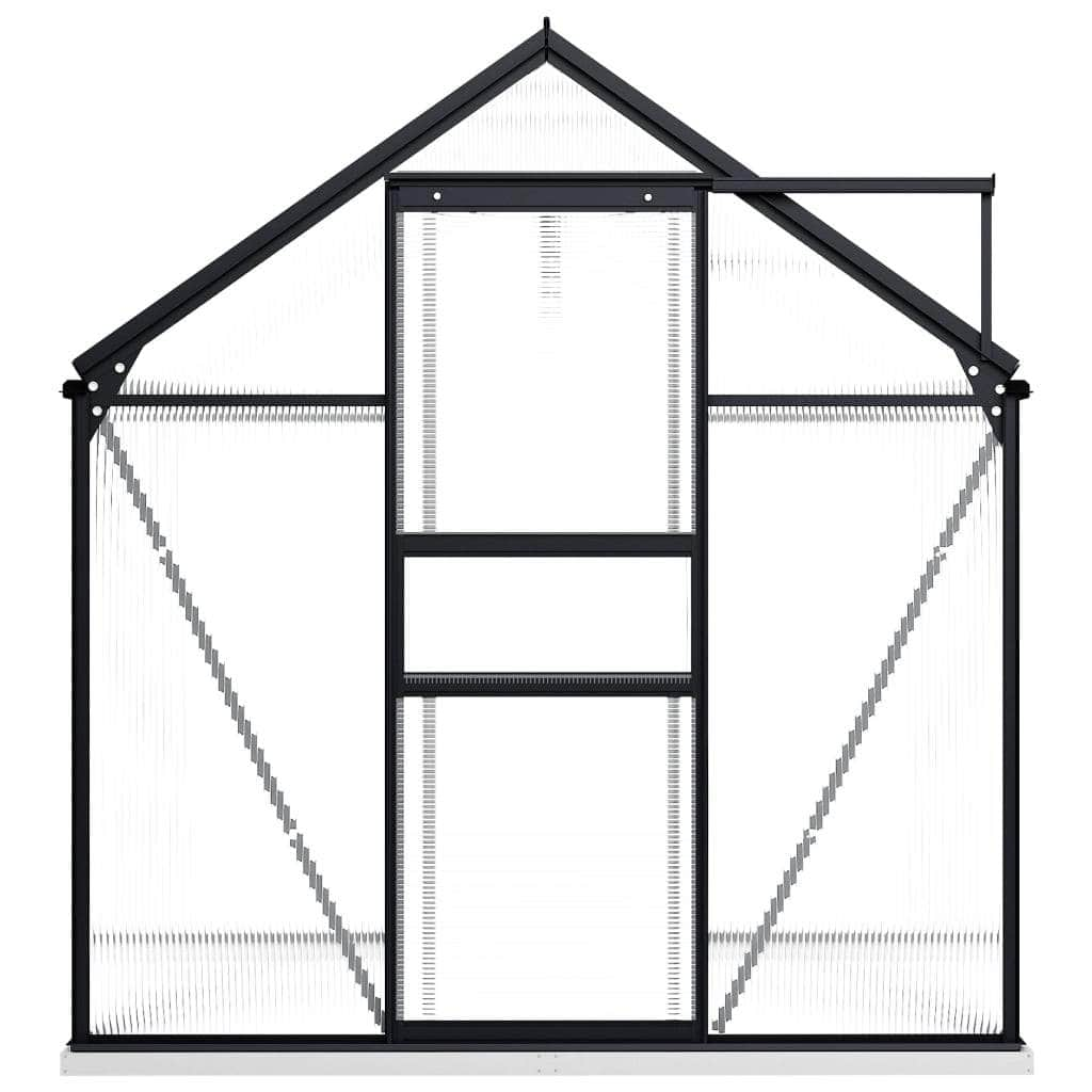 Greenhouse with Base Frame - Anthracite Aluminium