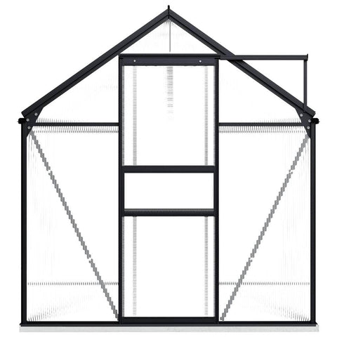 Greenhouse with Base Frame Anthracite Aluminium