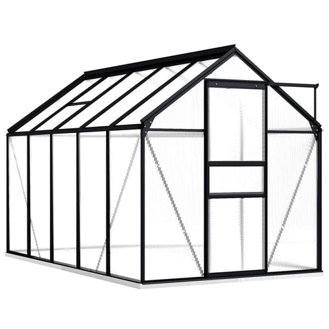 Greenhouse with Base Frame, Anthracite Aluminium