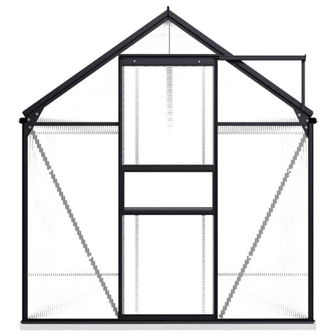 Greenhouse with Base Frame, Anthracite Aluminium