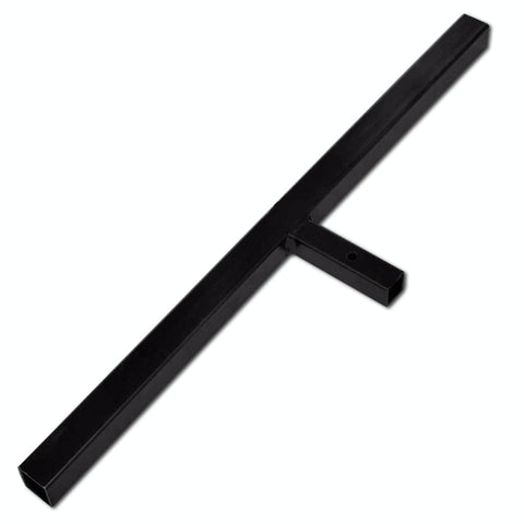 Ground Drill with Handle Auger Bit 120 mm Double Spirals Steel Black