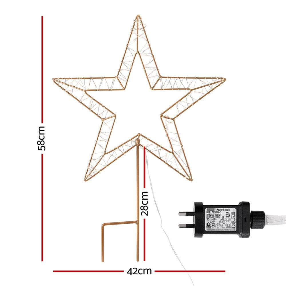 Ground Star LED Fairy Lights - 100 LEDs Garden Decoration