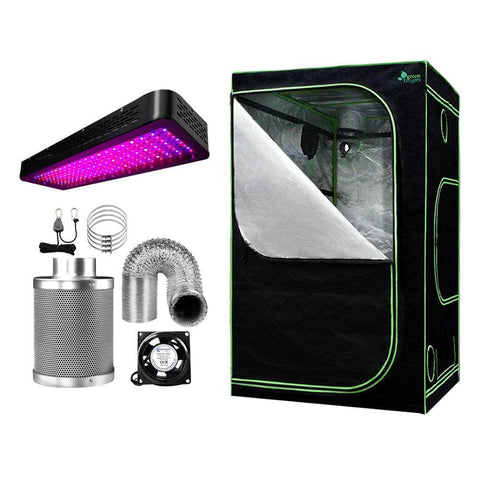 120X120X200Cm 2000W Led Grow Tent Kit With 6