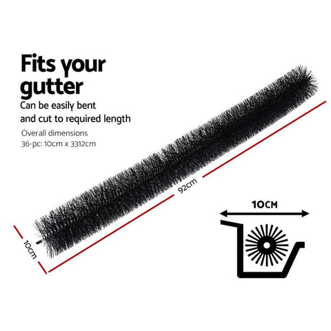 Gutter Guard Brush 32M 92X10Cm 36Pcs