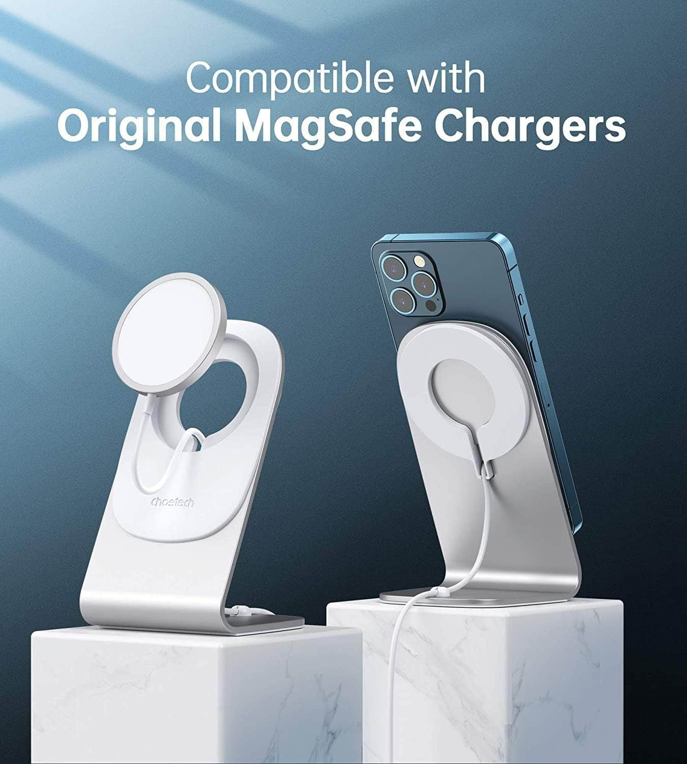 H046 Phone Stand For Magsafe Charger Aluminum (Stand Only)