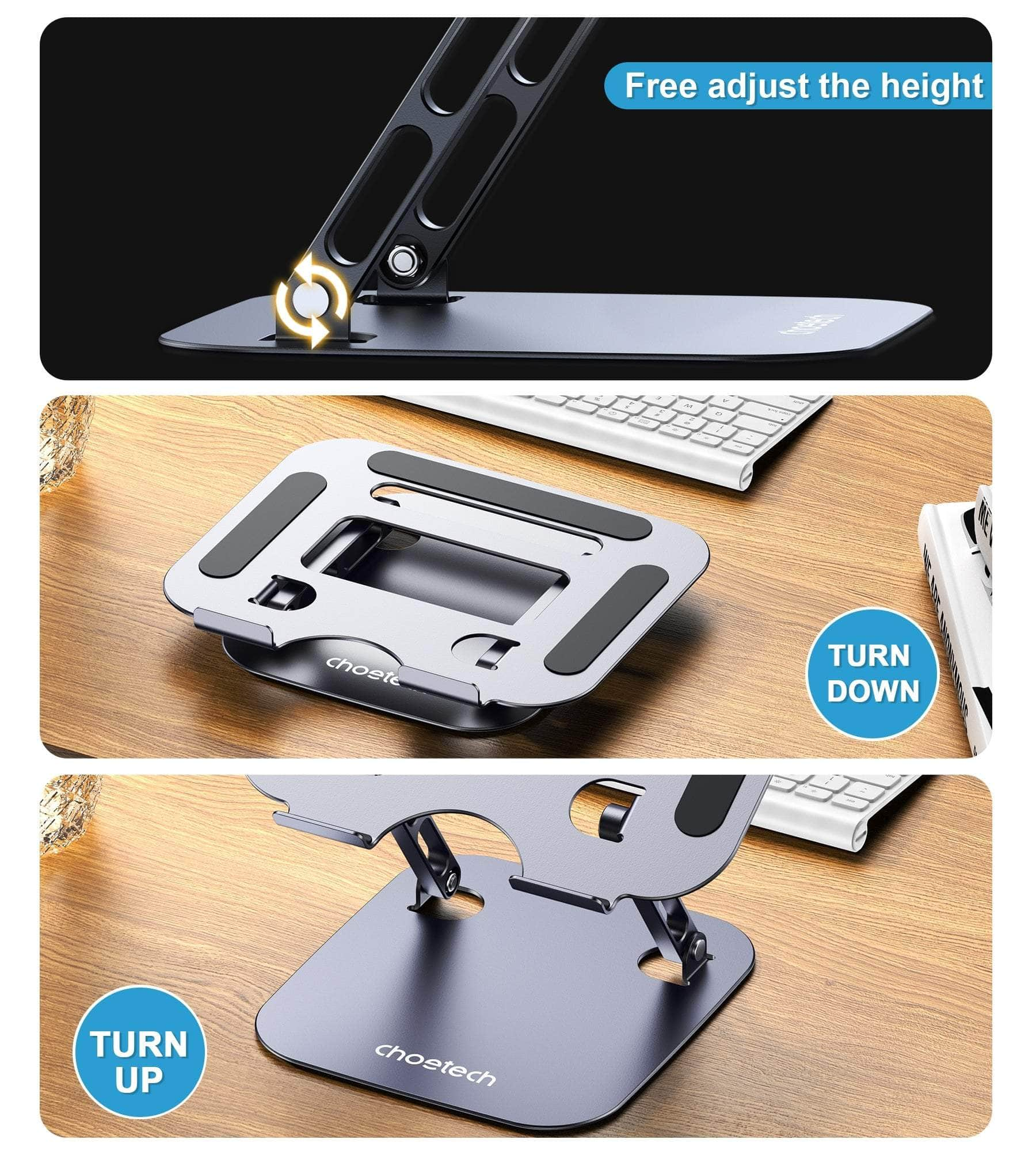 H061-Gy Tablet Desktop Holder