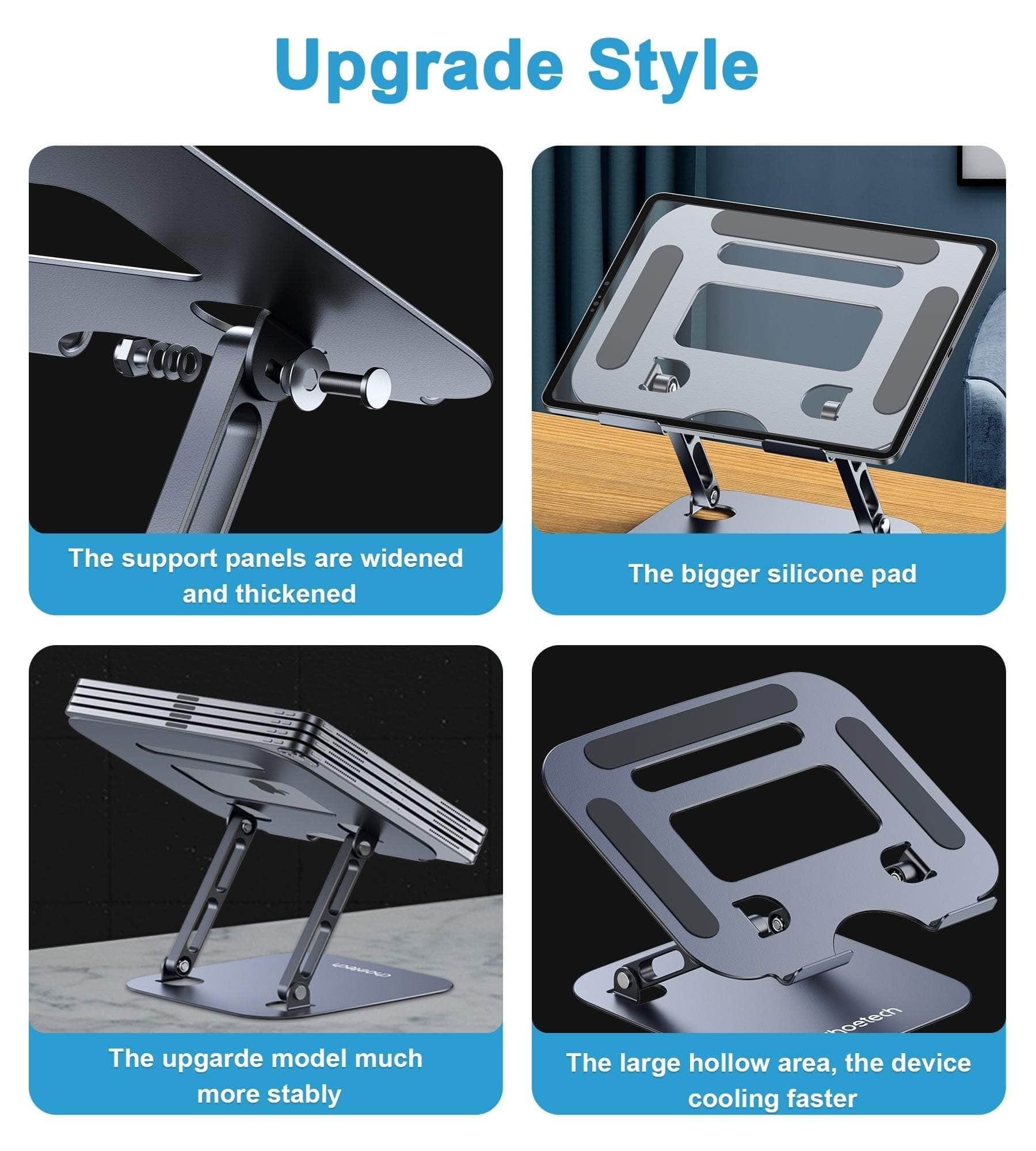 H061-Gy Tablet Desktop Holder