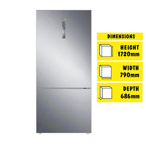 Haier 498L Bottom Mount Fridge (Satina)