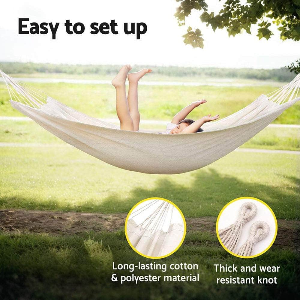 Hammock Bed w/ Travel Bag Outdoor Lounge Chair