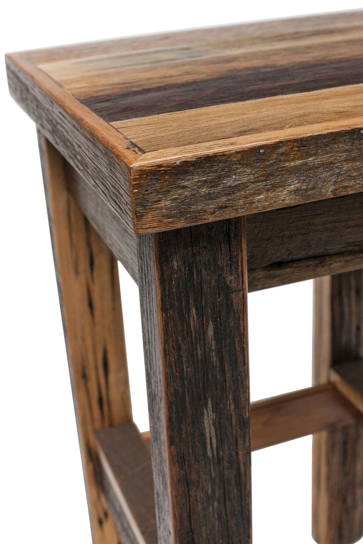 Handcrafted Solid Hardwood Bar Stool from Australia in Blonde Matt Finish