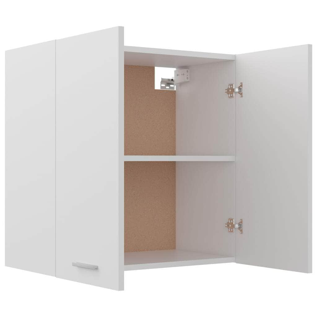 Hanging Cabinet White Engineered Wood