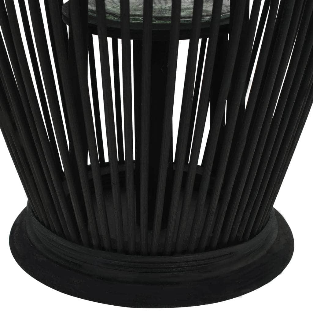 Hanging Candle Lantern Black 60 cm