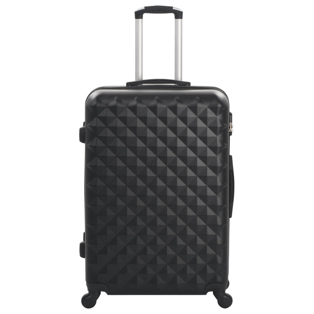 Hardcase Trolley Set 3 pcs Black ABS