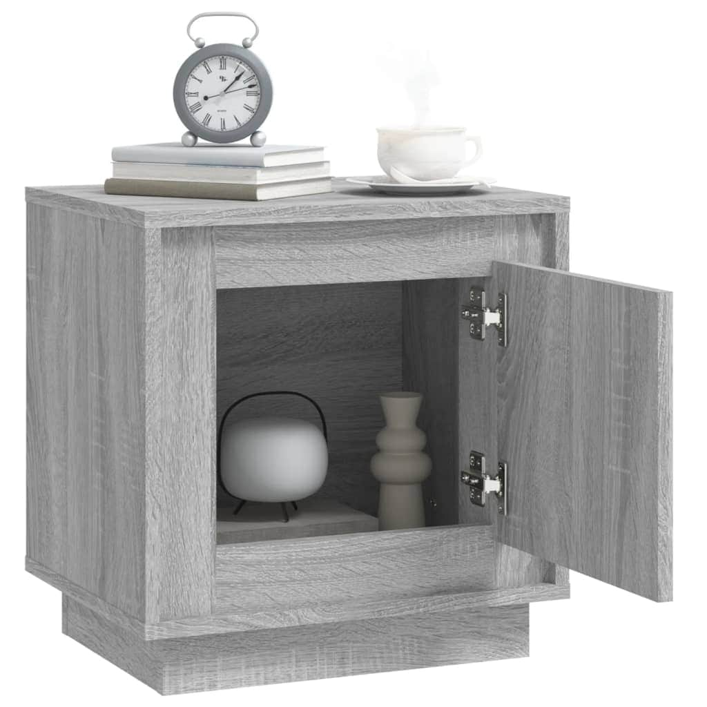 Harmony Duo White Engineered Wood Bedside Cabinets Set