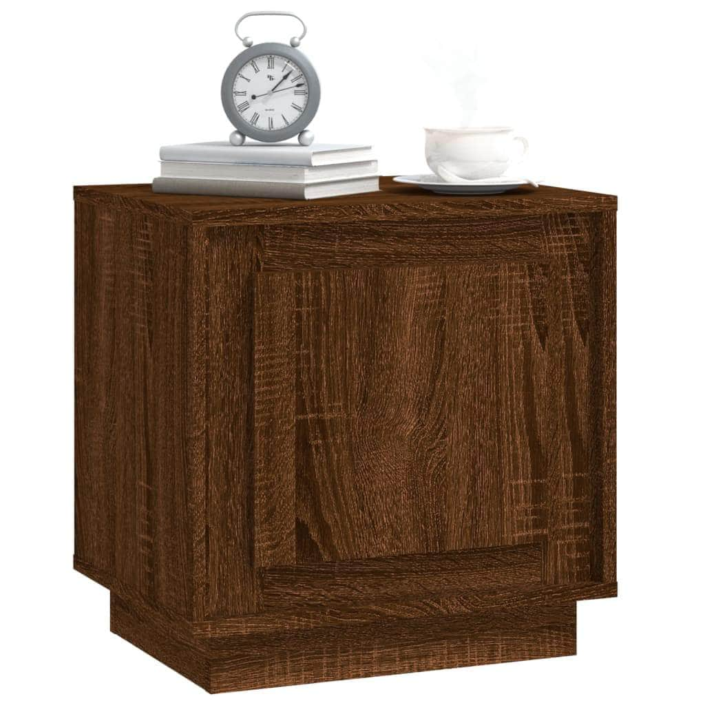 Harmony Duo White Engineered Wood Bedside Cabinets Set