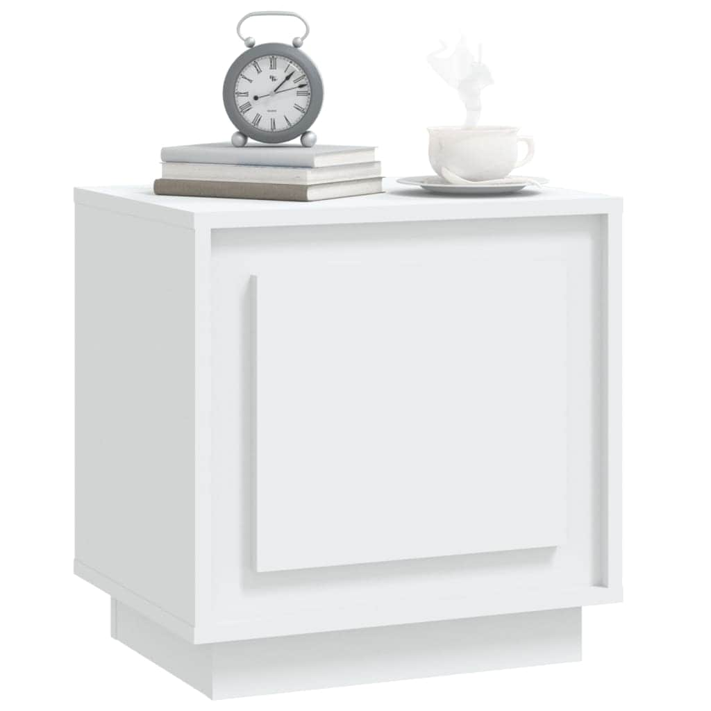 Harmony Duo White Engineered Wood Bedside Cabinets Set