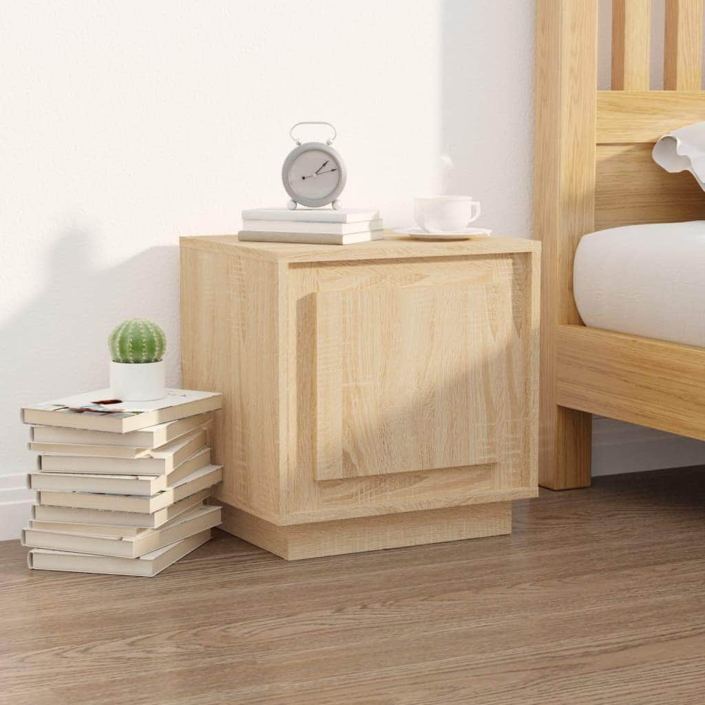 Harmony Duo White Engineered Wood Bedside Cabinets Set