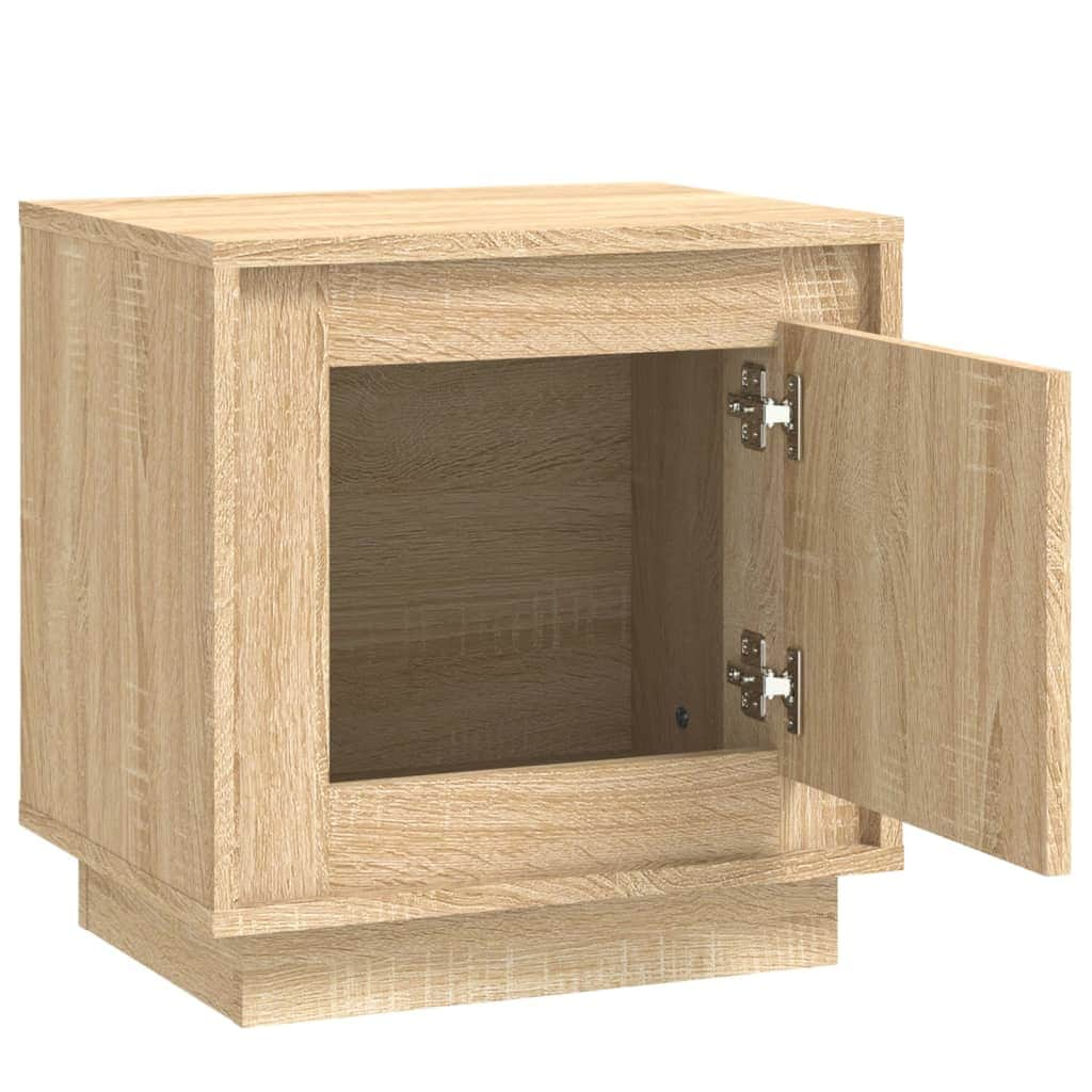 Harmony Duo White Engineered Wood Bedside Cabinets Set