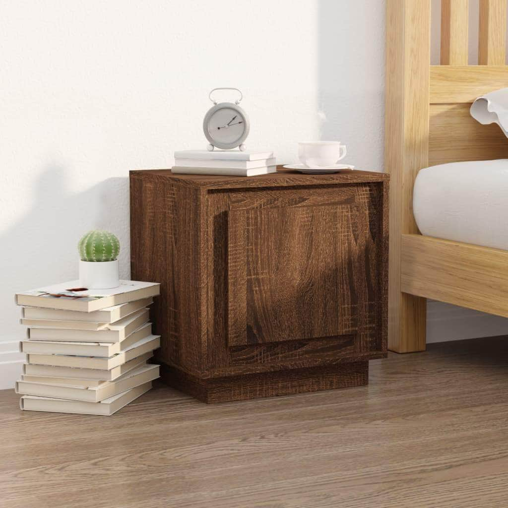 Harmony Duo White Engineered Wood Bedside Cabinets Set