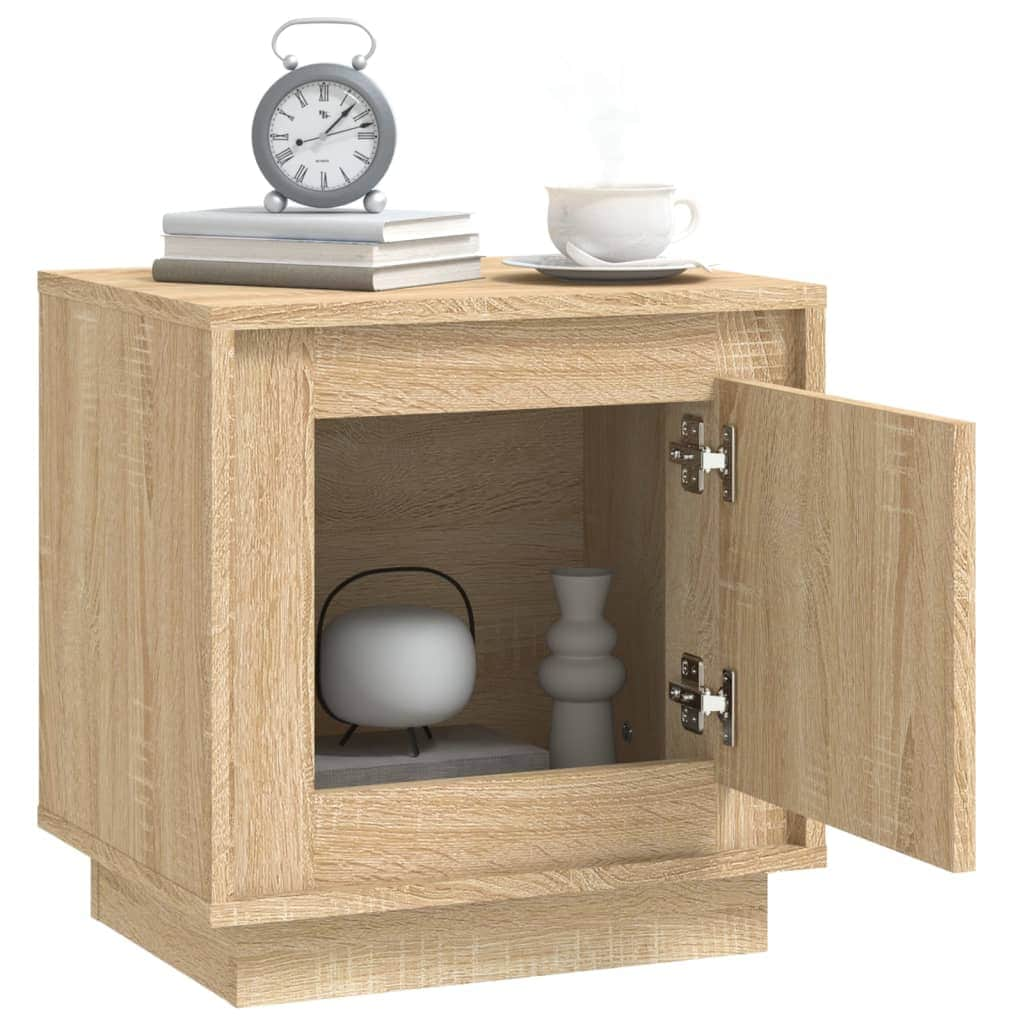 Harmony Duo White Engineered Wood Bedside Cabinets Set