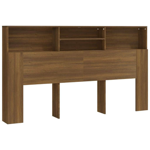 Headboard Cabinet Brown oak