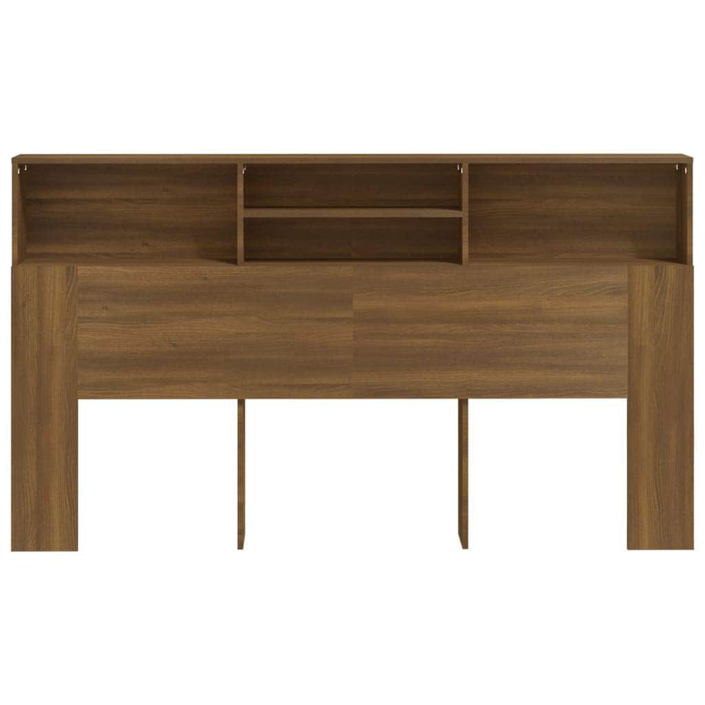 Headboard Cabinet Brown oak