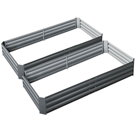 Heavy-Duty Garden Beds - Galvanized Steel 210CM