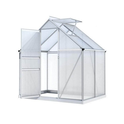 Heavy-Duty Green Fingers Aluminium Greenhouse - Premium Large Shed