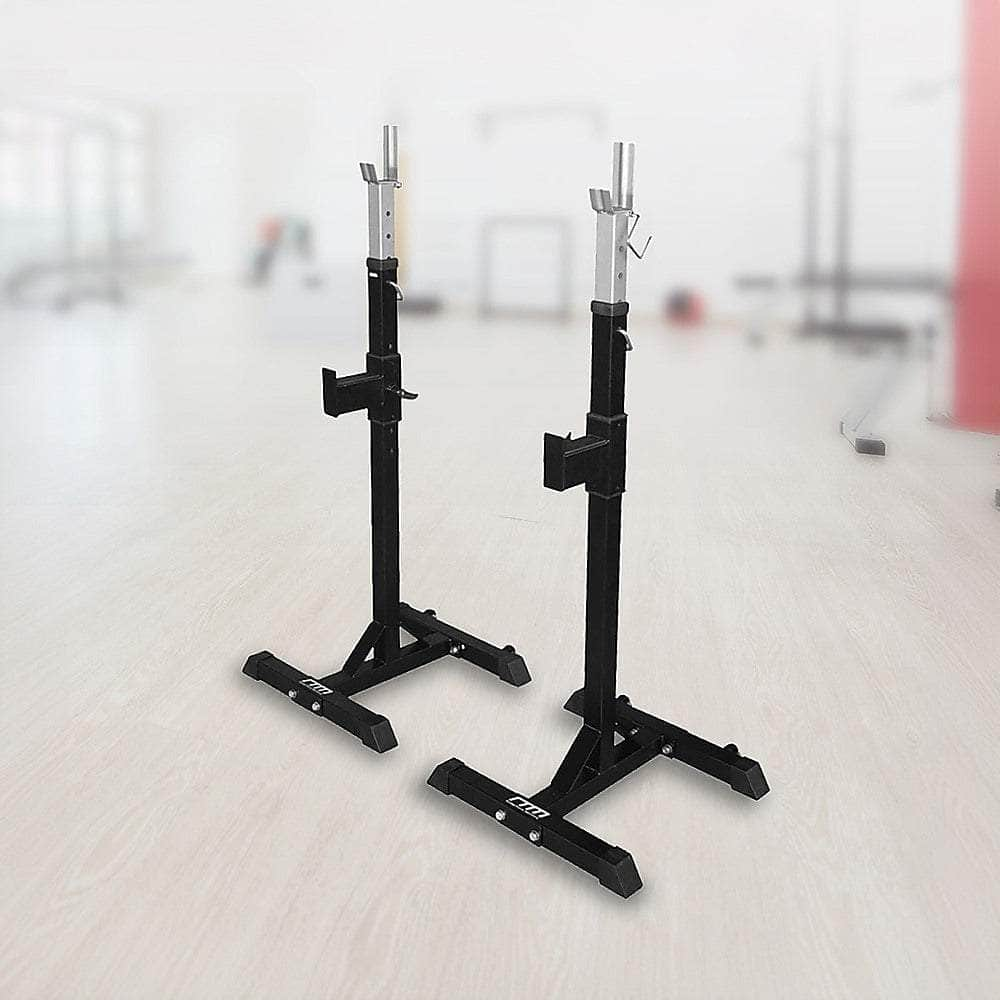 Heavy-Duty Squat Rack with Barbell Holder