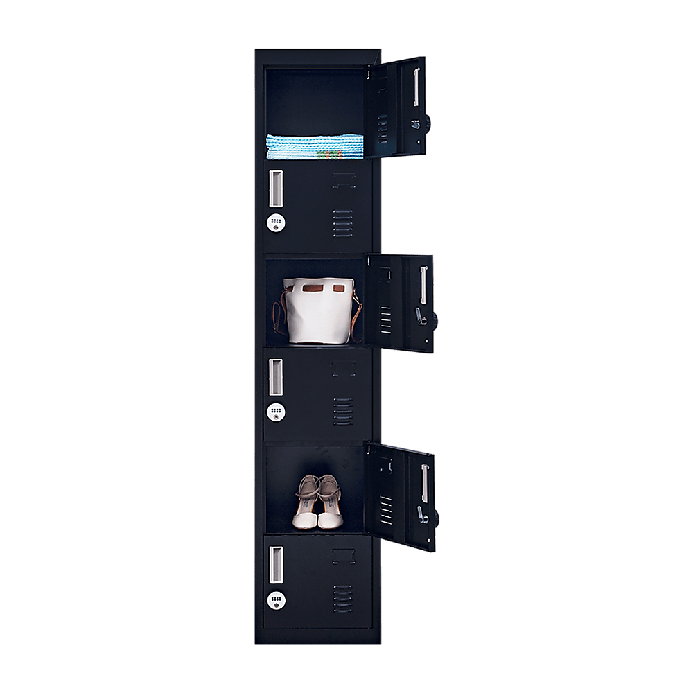 Hexa-Compartment Locker Efficient Organization For All Needs