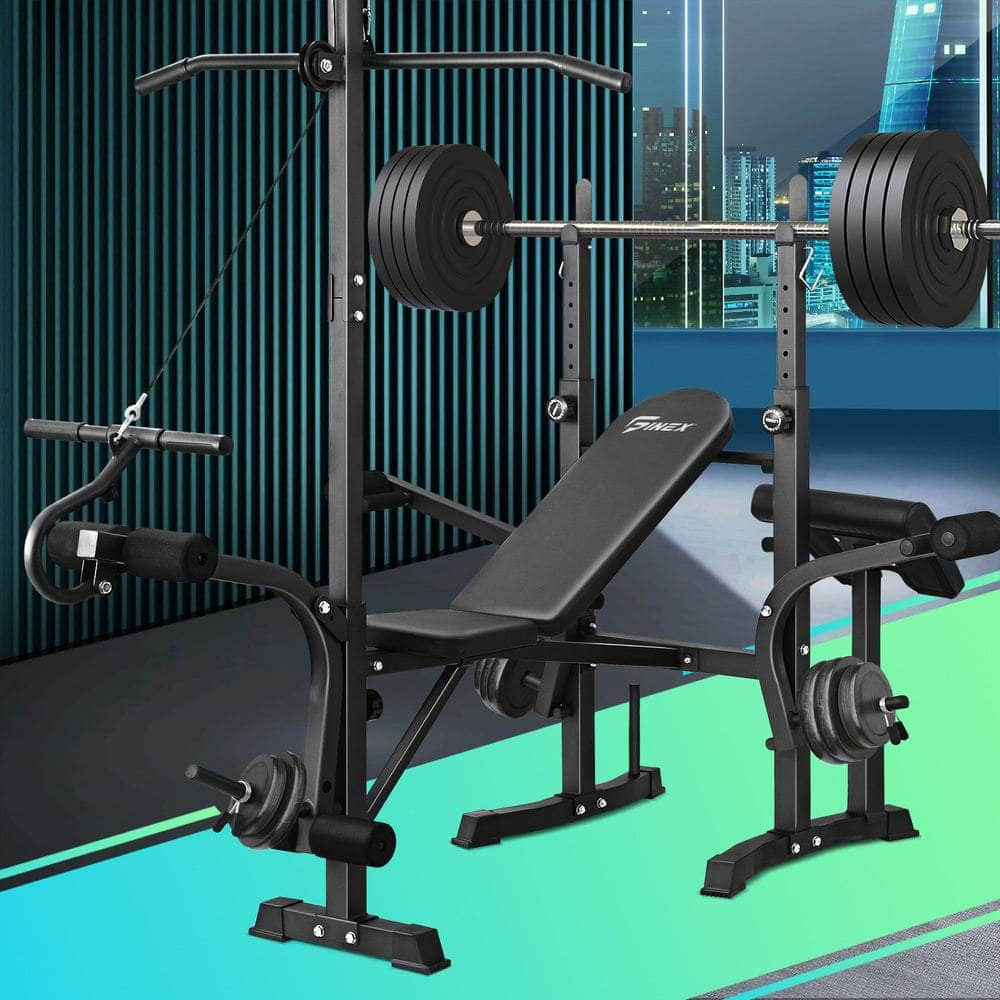 High-Capacity Weight Bench and Multi-Station Gym Equipment