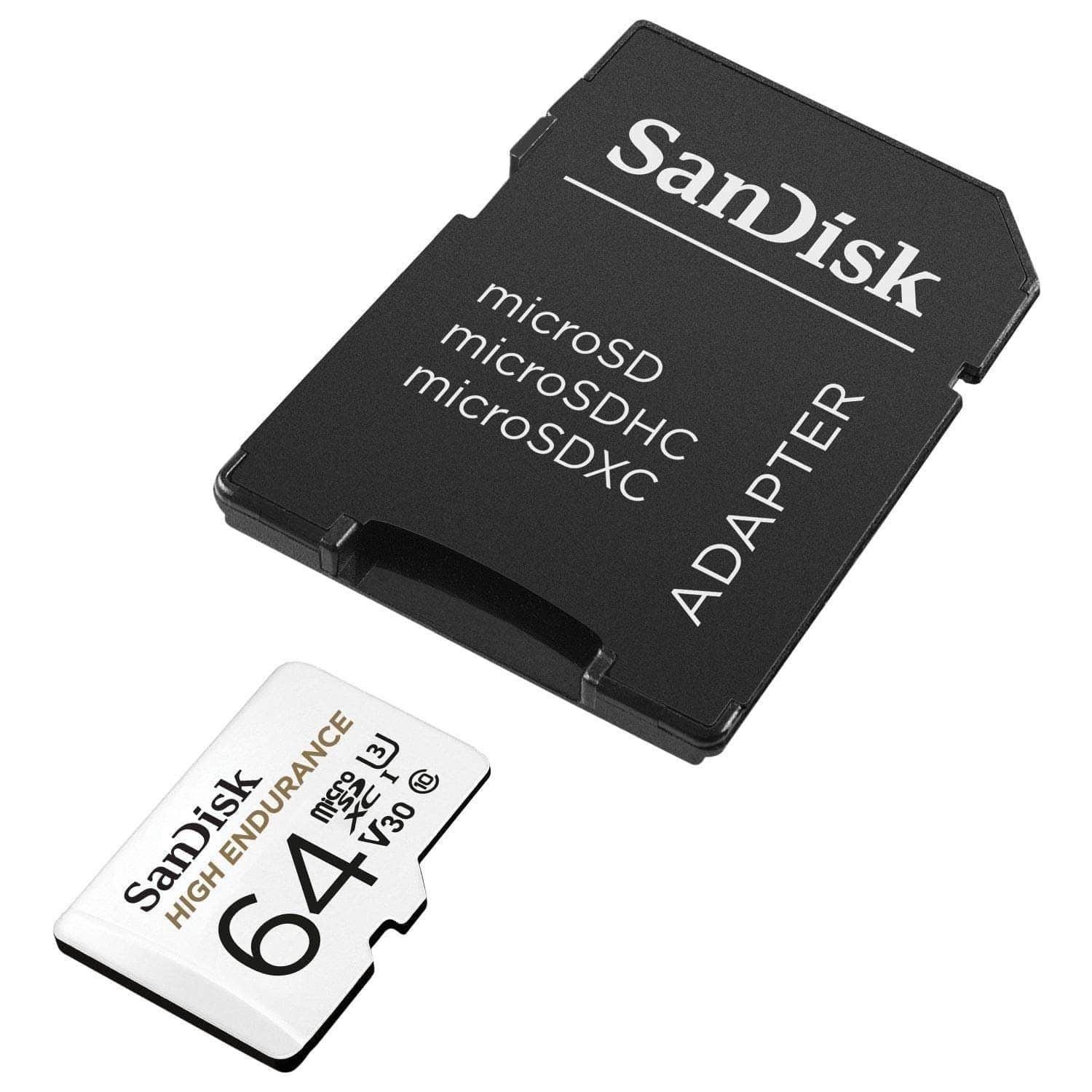 High Endurance Microsdhc Card Sqqnr 64G Uhs-I C10 U3 V30 100Mb/S