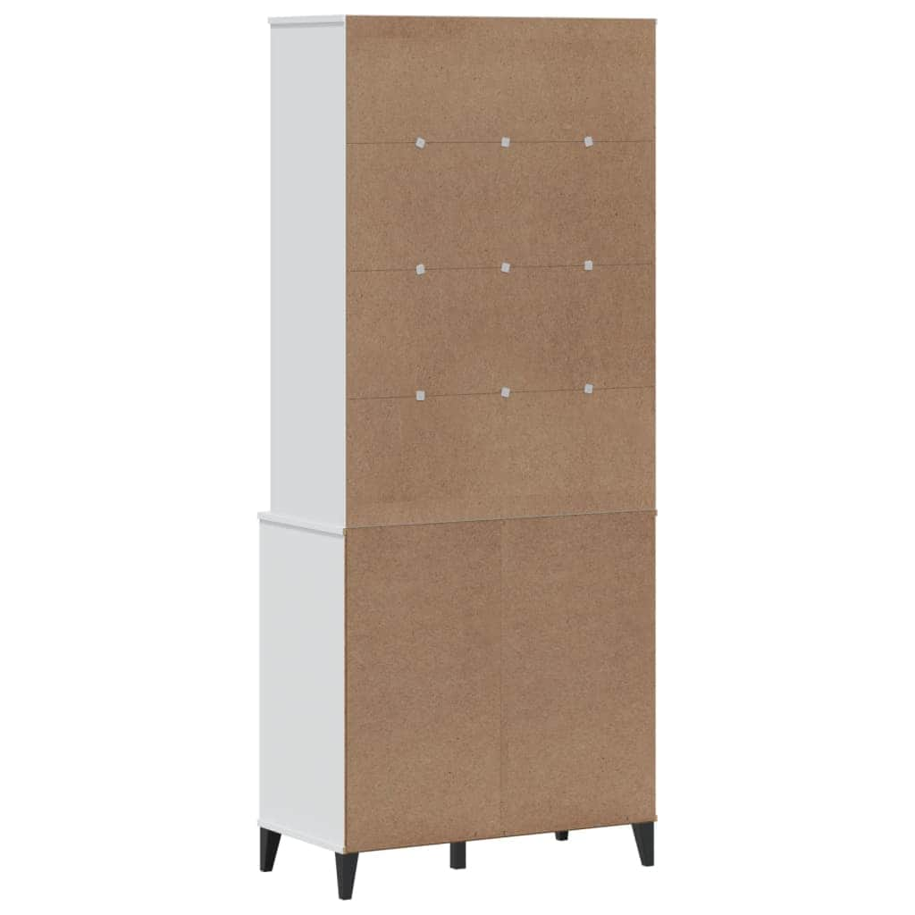 Highboard White - Solid Wood Pine