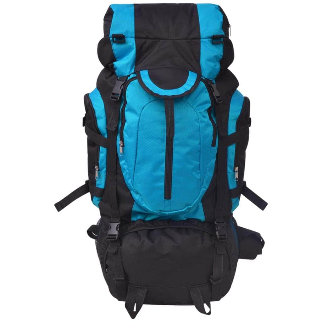 Hiking Backpack Black and Blue