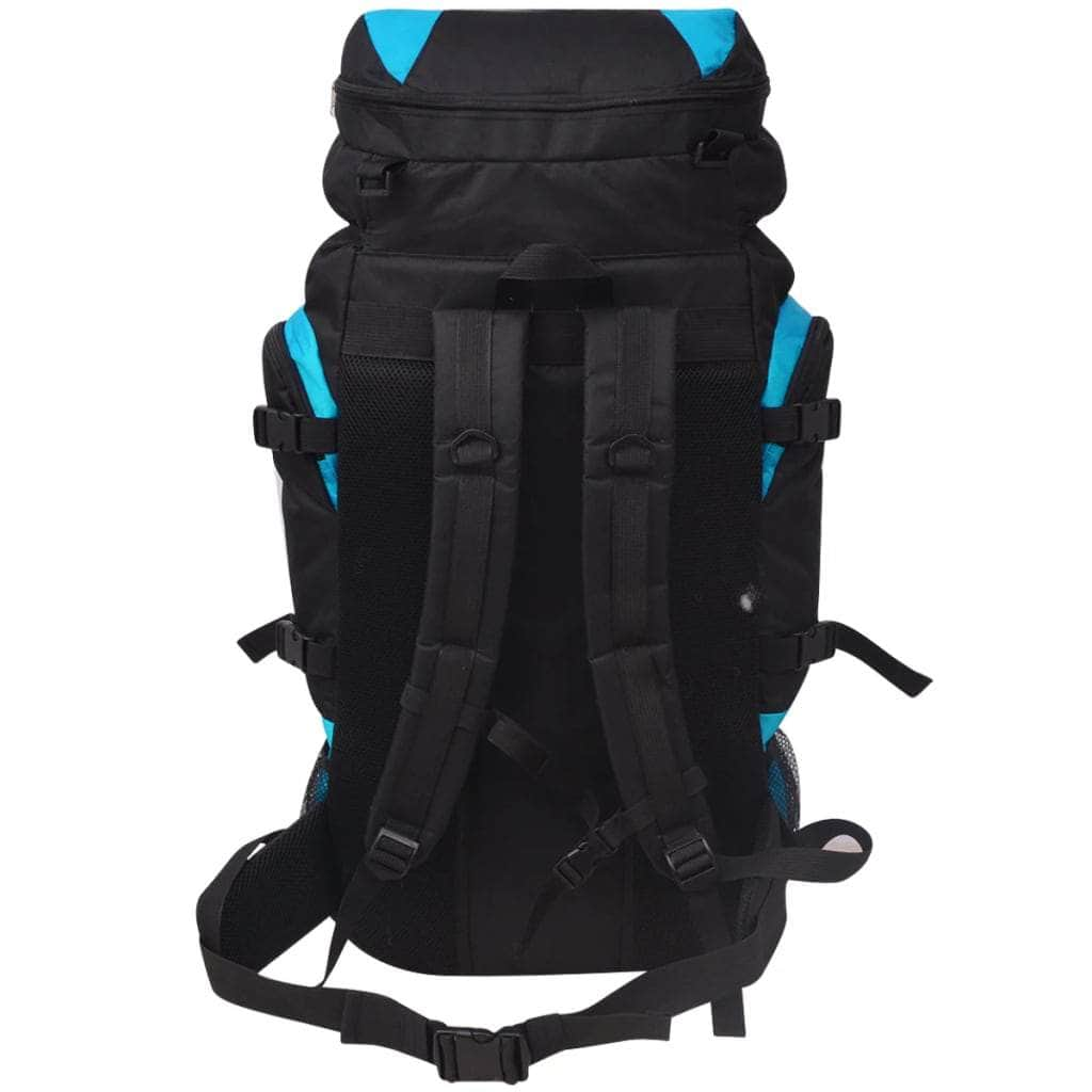 Hiking Backpack Black and Blue