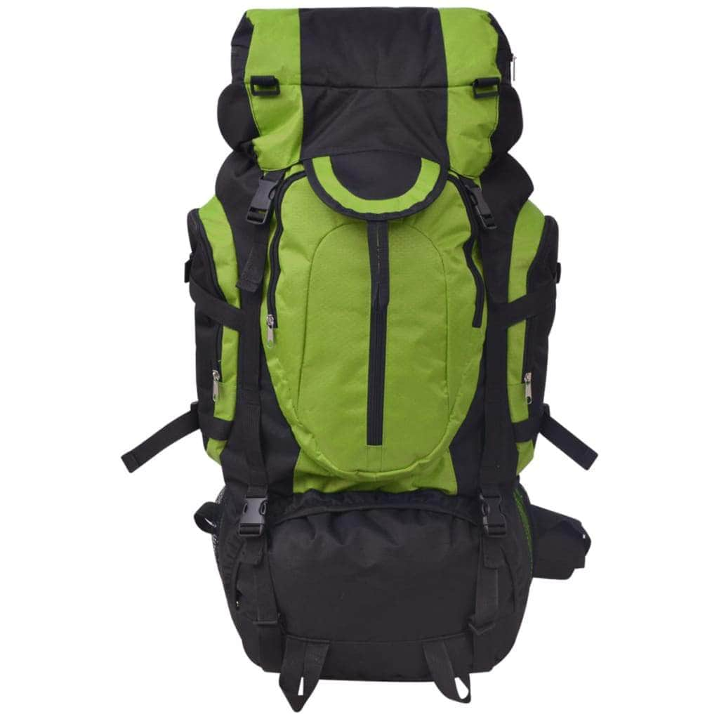 Hiking Backpack Black and Green