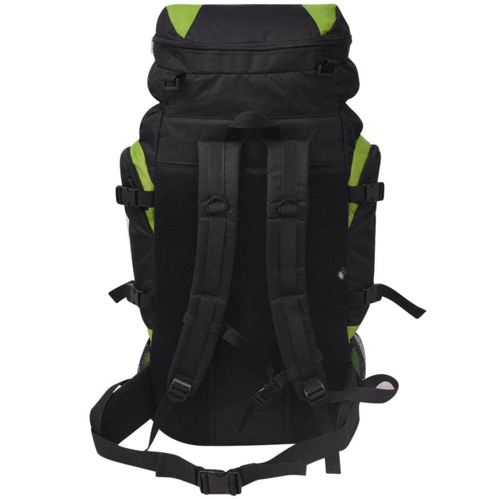 Hiking Backpack Black and Green