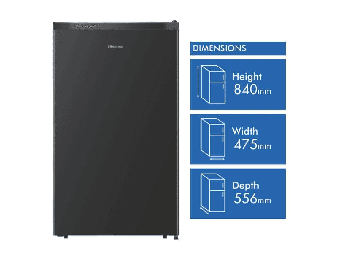 Hisense 125L Mini Bar Fridge and Cooler HRBF125B