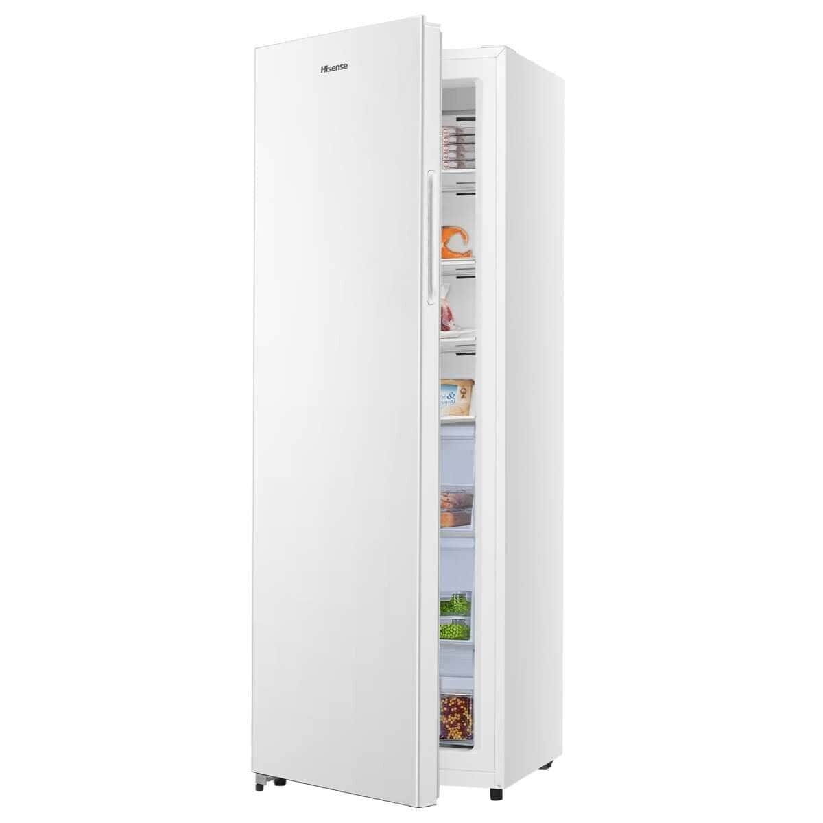 Hisense 240L Upright Hybrid Fridge Freezer White HRVF240