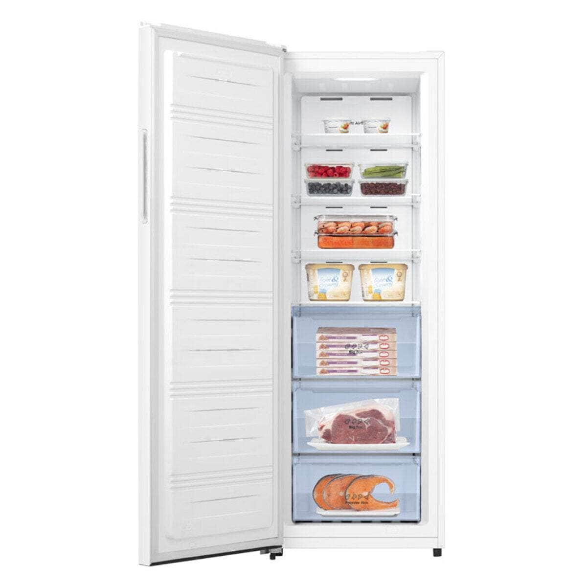 Hisense 240L Upright Hybrid Fridge Freezer White HRVF240