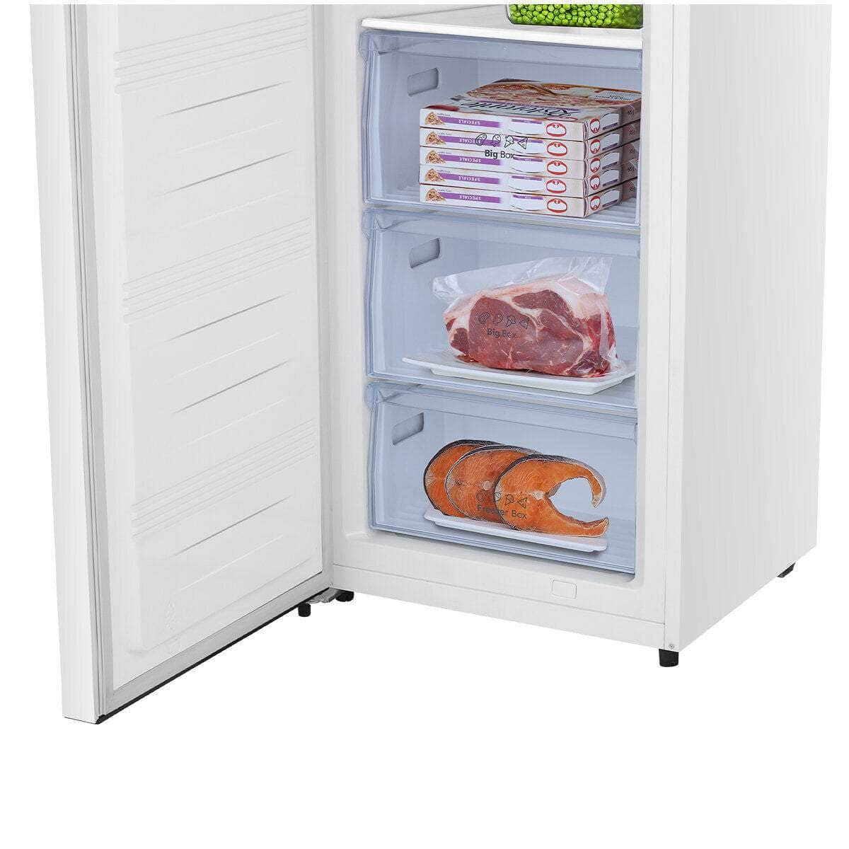 Hisense 240L Upright Hybrid Fridge Freezer White HRVF240