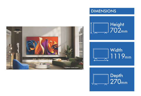 Hisense 50 Inch Q6NAU 4K UHD QLED Smart HDR TV