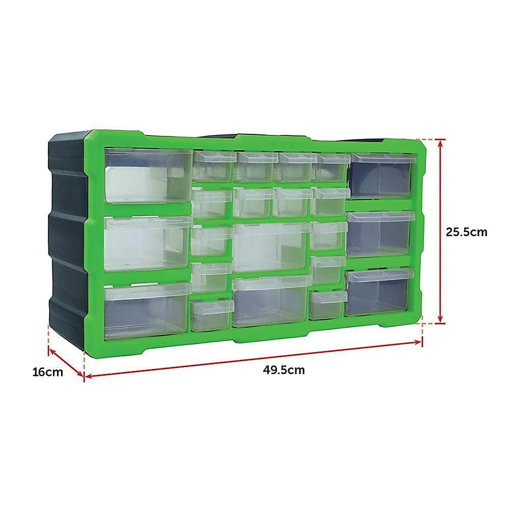 Home Garage 22-Drawer Parts Organizer