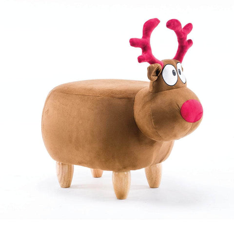 Home Mkids Animal Stool Reindeer Character Premium Quality &Amp