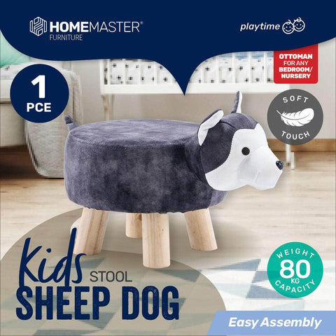 Home Mkids Animal Stool Sheep Dog Character Premium Quality &Amp