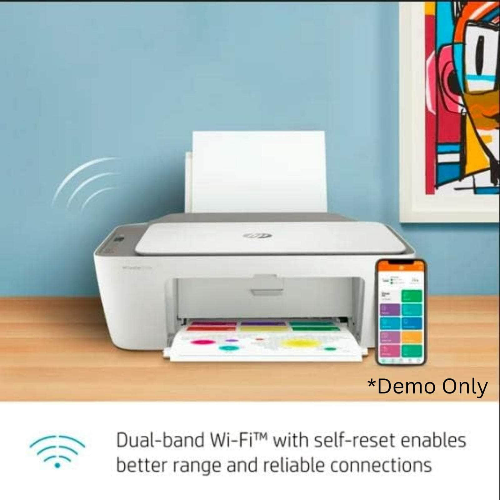 HP Deskjet 2723E All-In-One Wireless Multifunction Colour Inkjet Printer Blue